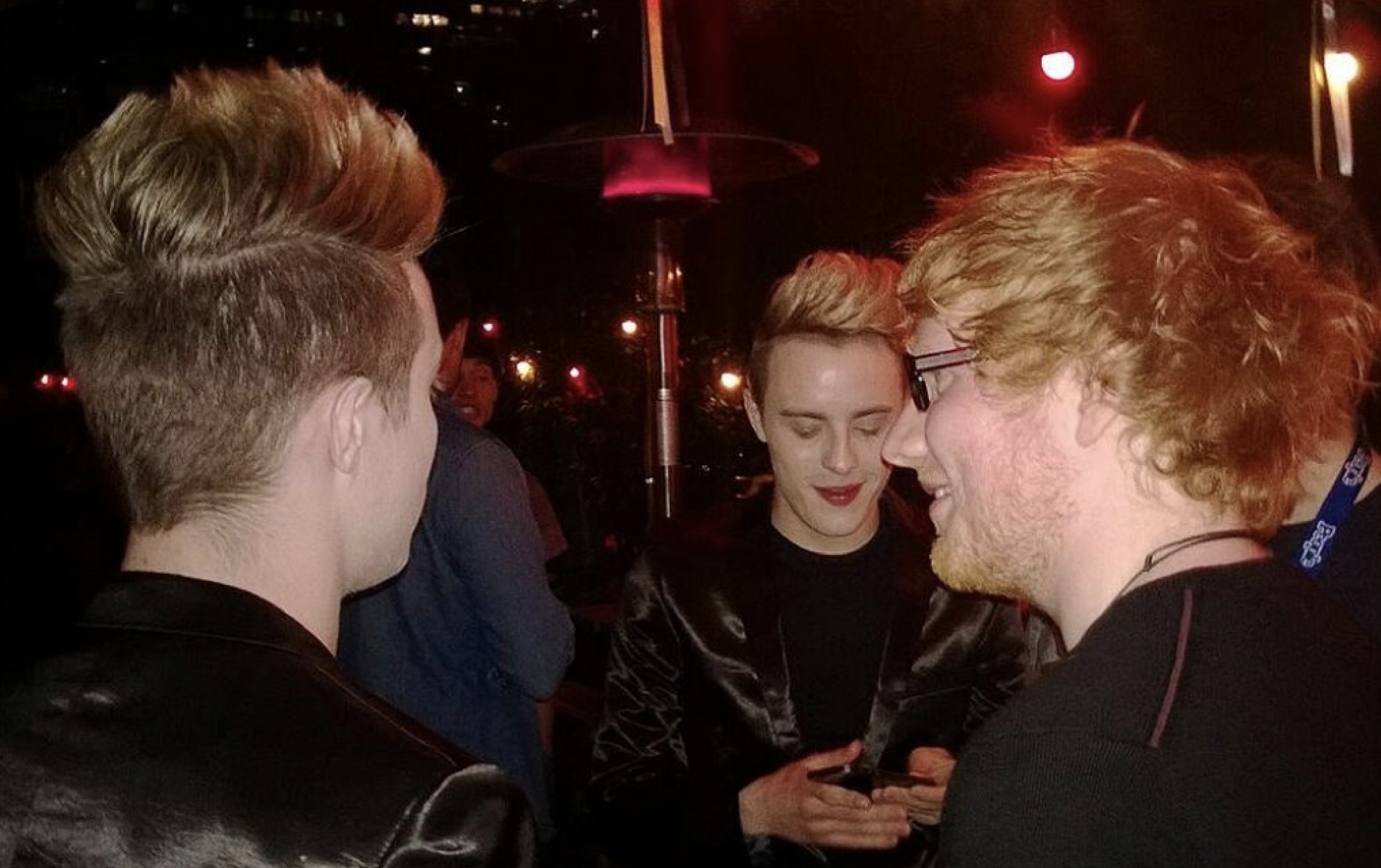 Fobbed Ed Sheeran and PJ on the night that he fobbed off Macca